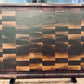 Black Walnut and Purple Heart end grain cutting board