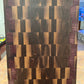 Black Walnut and Purple Heart end grain cutting board